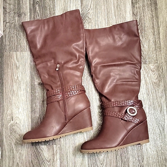 Journey Collection Wine boots - Picture 1 of 8